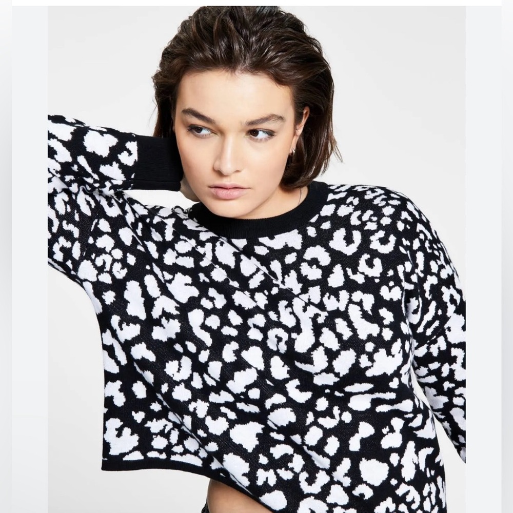 COPY - Bar III Cheetah Print Sweater